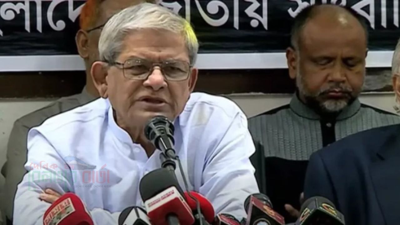 জুলাই সনদ নিয়ে বিরোধী দল জনগণকে বিভ্রান্ত করছে : ফখরুল